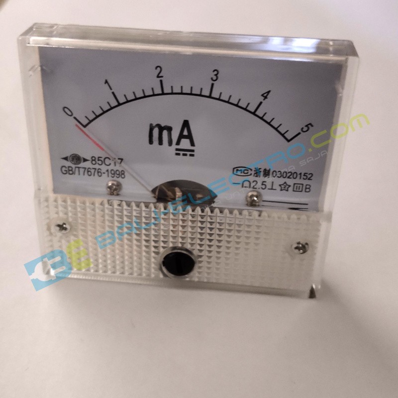 Jual Voltmeter Arus Mekanis DC/5mA di Denpasar Bali