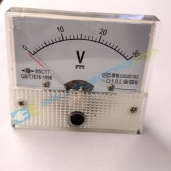 Jual Voltmeter Mekanis DC 30V di Denpasar Bali
