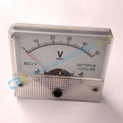 Jual Voltmeter Mekanis DC 50V di Denpasar Bali