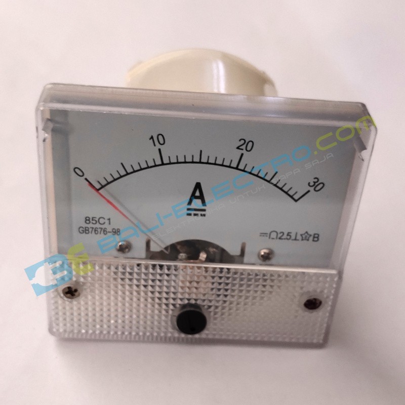 Jual Kepala Ammeter Tipe DC / 30A  di Denpasar Bali