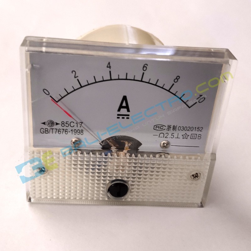 Jual Kepala Ammeter Tipe DC / 10A di Denpasar Bali