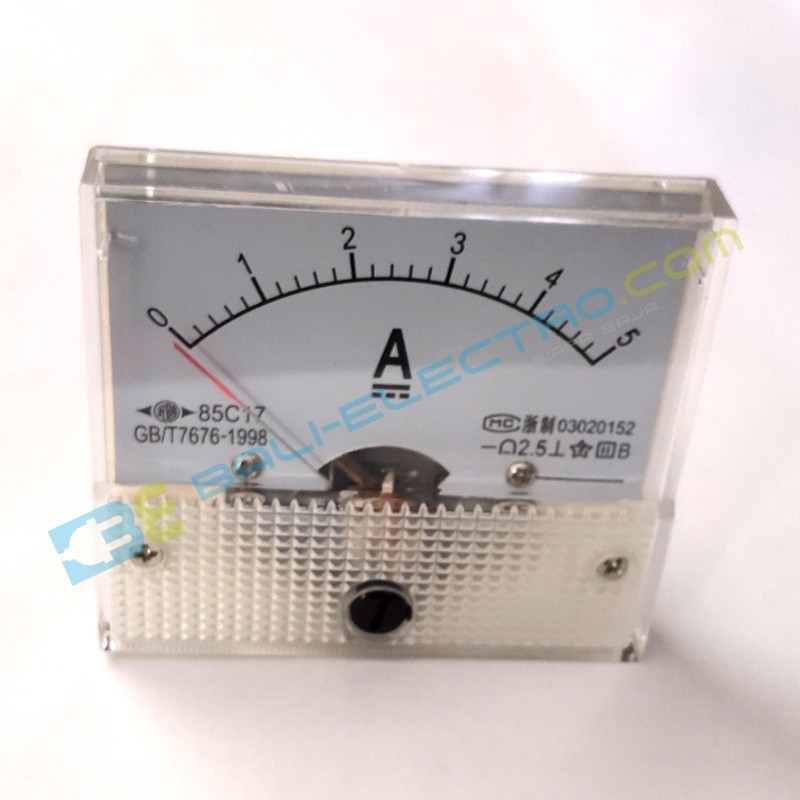 Jual Kepala Ammeter  Tipe DC / 5A  di Denpasar Bali