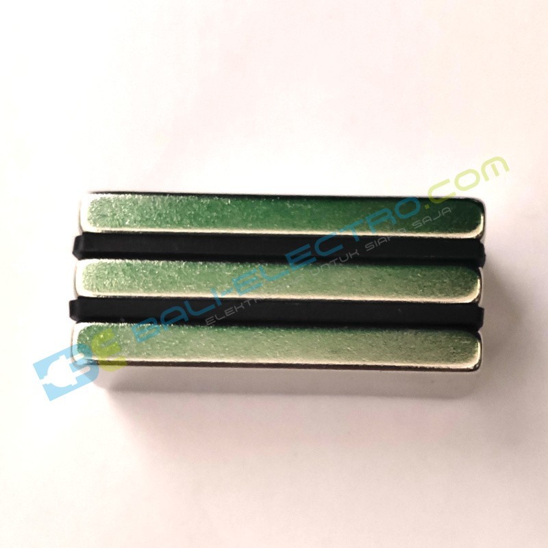 Jual Magnet Neodymium Kotak 40x15x5mm di Denpasar Bali