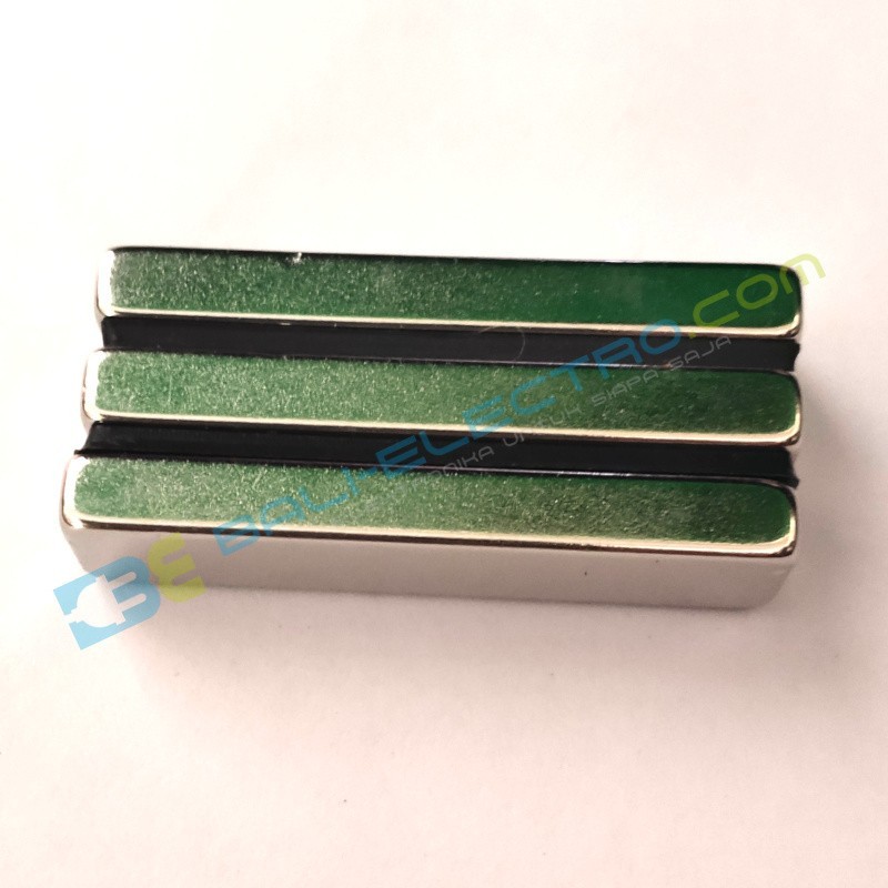 Jual Magnet Neodymium Kotak 40x10x5mm di Denpasar Bali