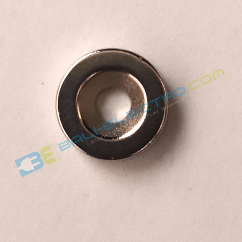 Jual Magnet Neodymium Bulat Lubang 10x3mm di Denpasar Bali