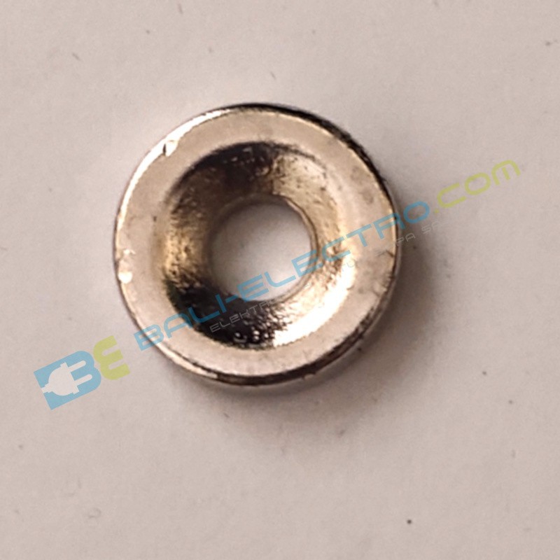 Jual Magnet Neodymium Bulat Lubang 12x3mm  di Denpasar Bali