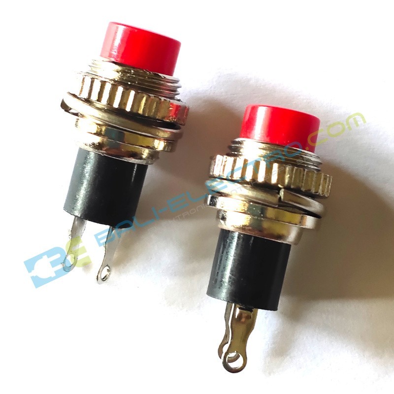 Jual Push Button DS-314 Merah di Denpasar Bali