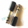 Jual Adaptor Headphone 6.5 ke 3.5 Hitam di Denpasar Bali