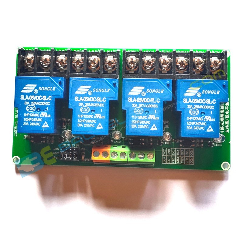 Jual Mod. Relay Saklar Pemicu 5V – 4 Ch di Denpasar Bali