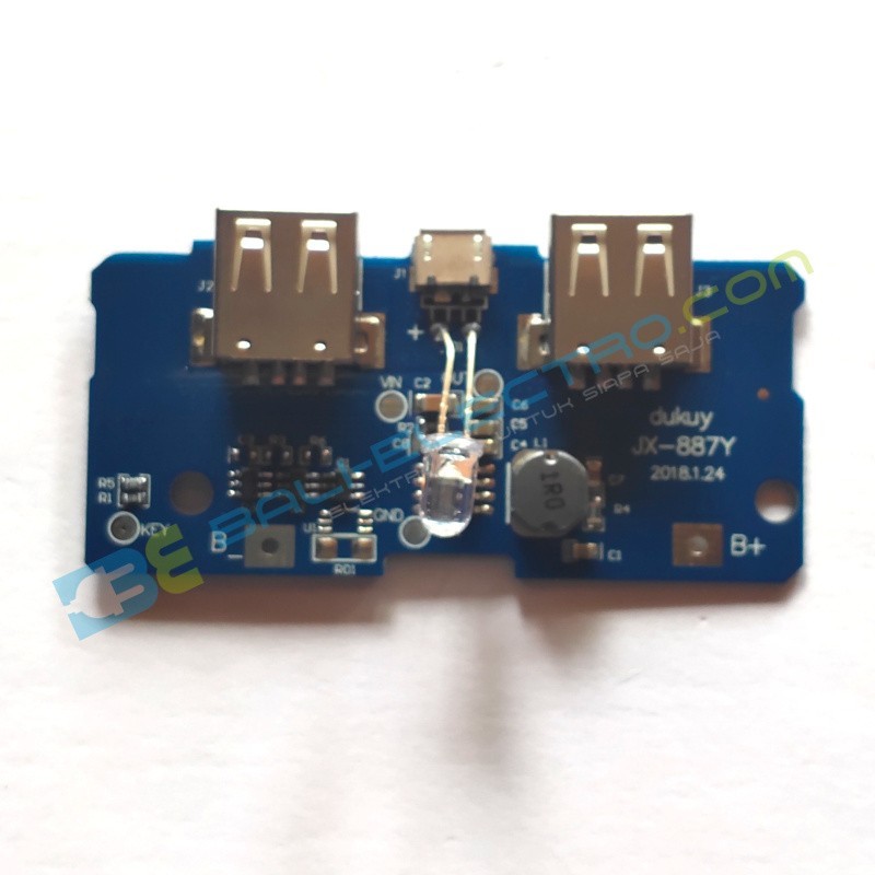 Jual Modul DIY Power Bank 18650 3.7V – 5V 2A  di Denpasar Bali