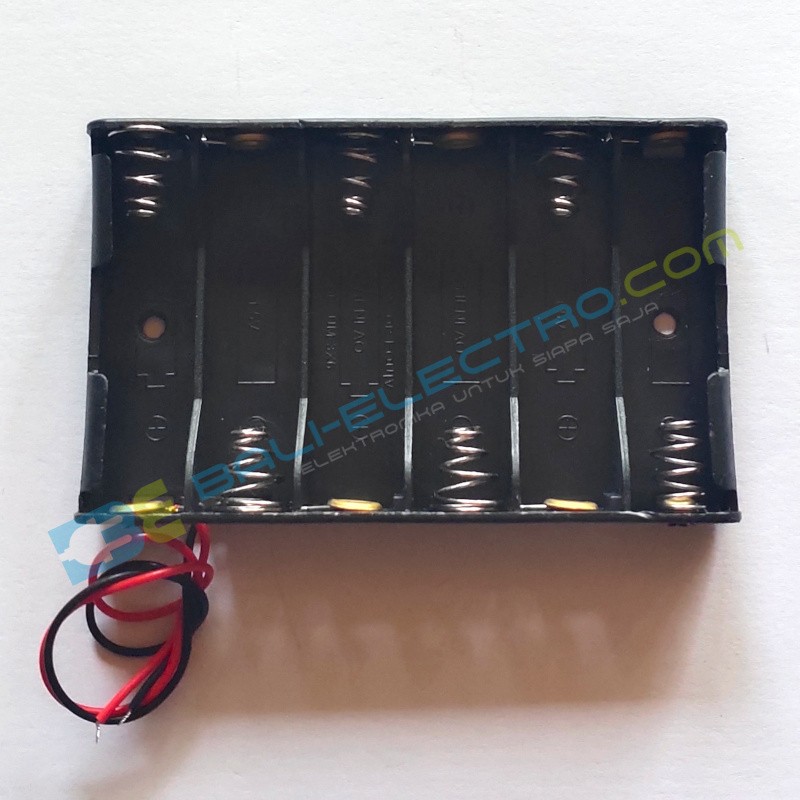 Jual Battery Holder x6 AA di Denpasar Bali