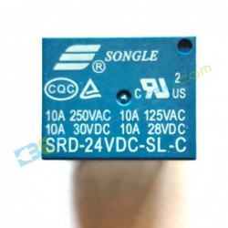 Jual Relay SRD-24VDC-SL-C (5 Pin) di Denpasar Bali