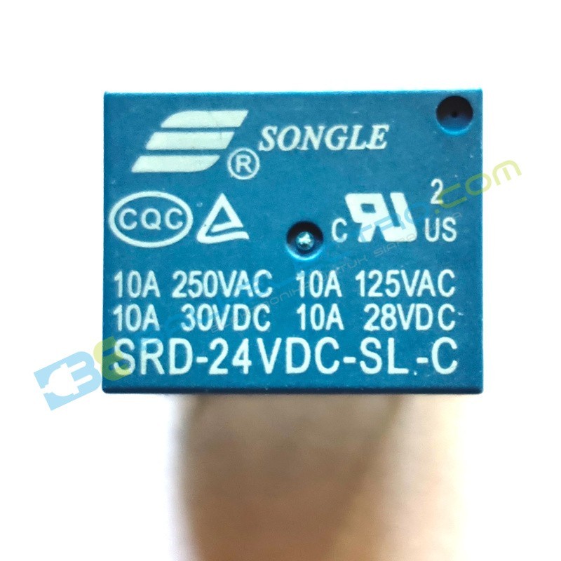Jual Relay SRD-24VDC-SL-C (5 Pin) di Denpasar Bali