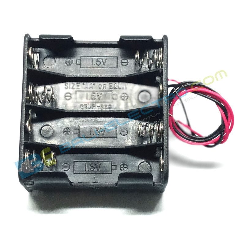 Jual Battery Holder AA x8 di Denpasar Bali