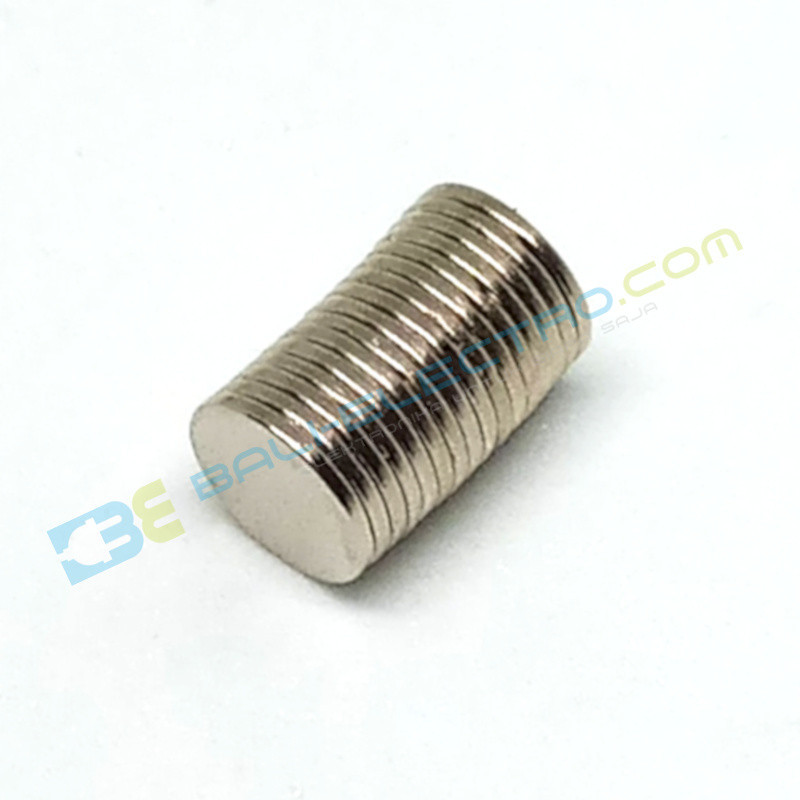 Jual Magnet Neodymium Bulat 8x1mm di Denpasar Bali