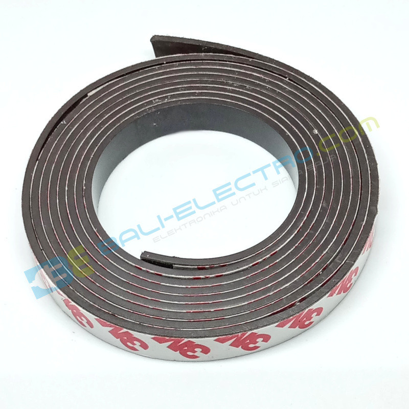 Jual Magnet Strip 3M 12x2mm 10cm di Denpasar Bali