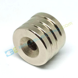 Jual Magnet Neodymium Bulat Lubang 20x4mm di Denpasar Bali