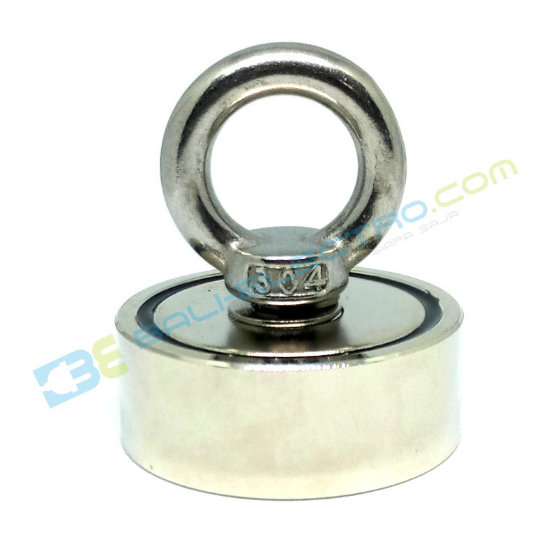 Jual Magnet Kait D75 75mm + Tali di Denpasar Bali