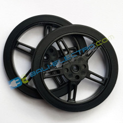 Jual Roda Silikon Robot Mobil Pintar SG90 20T di Denpasar Bali