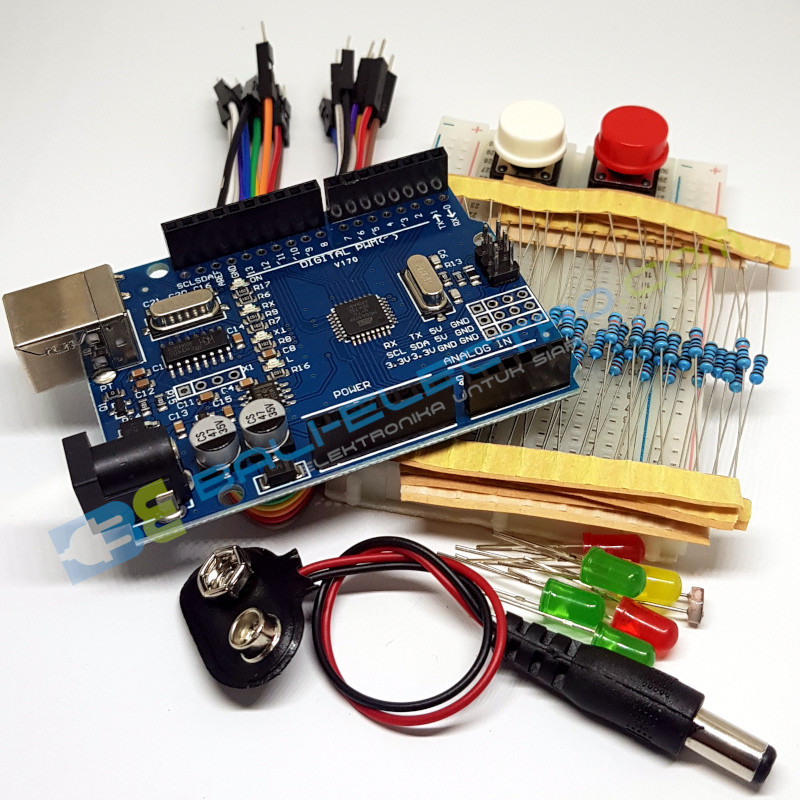 Jual Paket Stater Kit Arduino mini Breadboard di Denpasar Bali