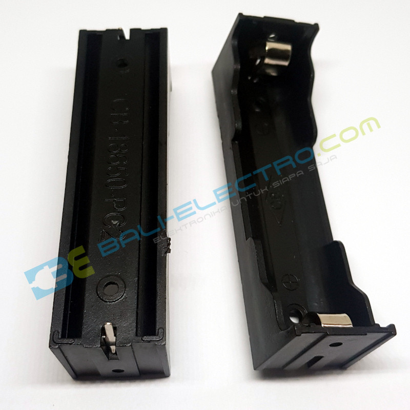 Jual Holder Battery 18650 x1 Polos di Denpasar Bali