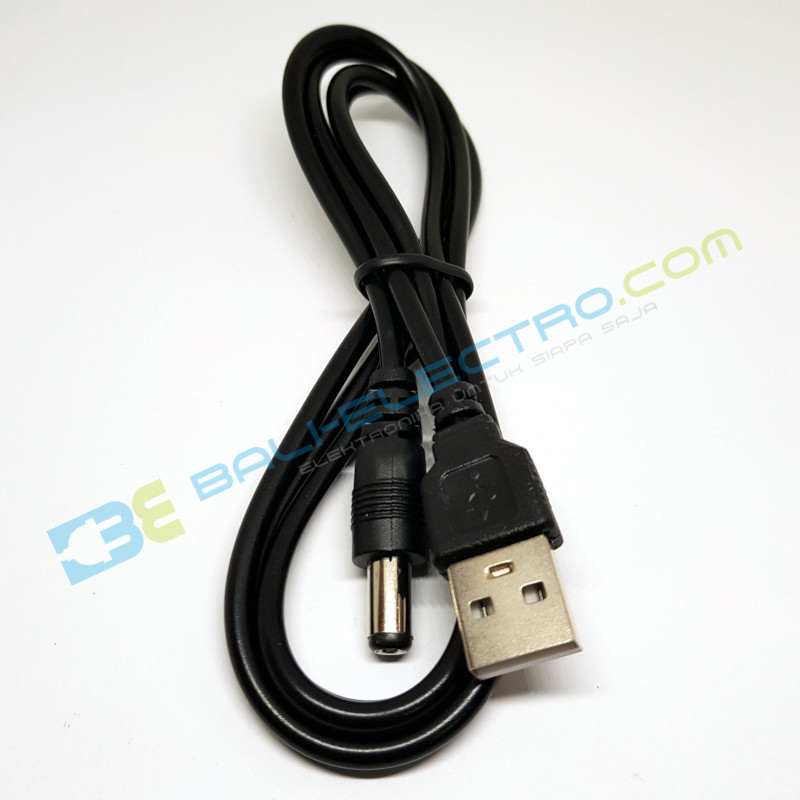 Jual Kabel Power DC 5.5x2.1mm Kepala Besar di Denpasar Bali