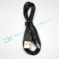 Jual Kabel USB DC to DC to 5,5*2,1mm - 1m 5V di Denpasar Bali