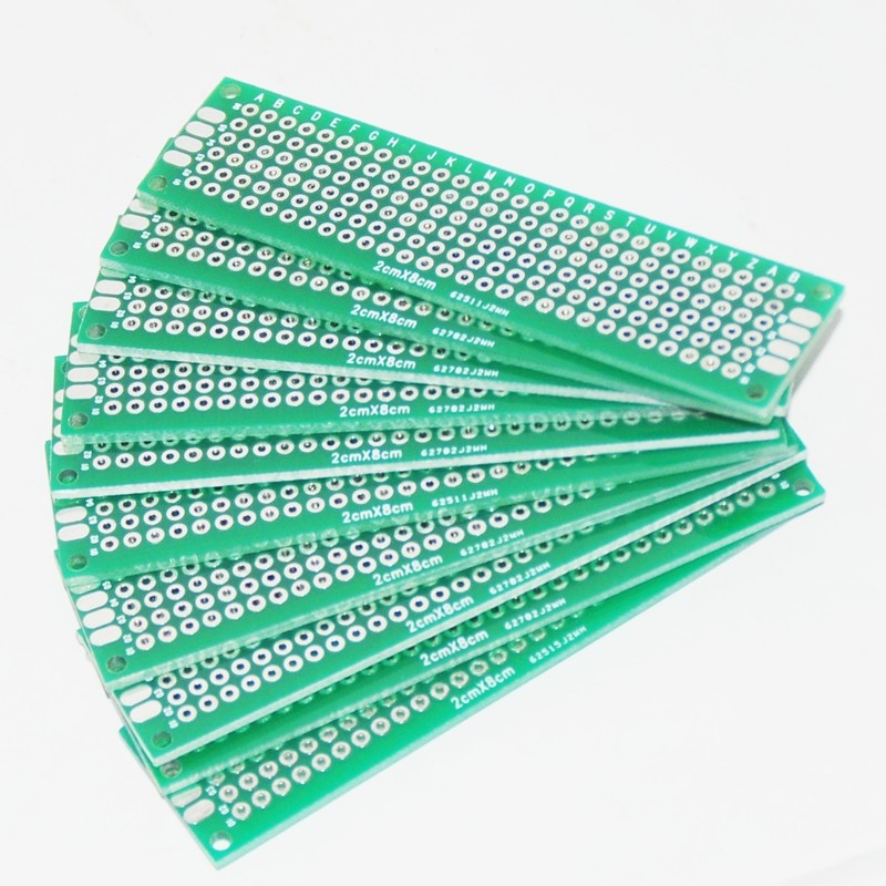 Jual Breadboard Lubang 2x8 cm Hijau di Denpasar Bali