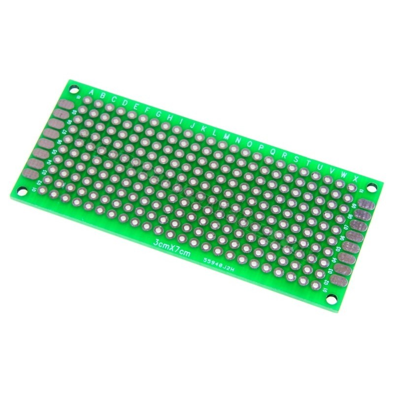 Jual Breadboard Lubang 3x7 cm Hijau di Denpasar Bali